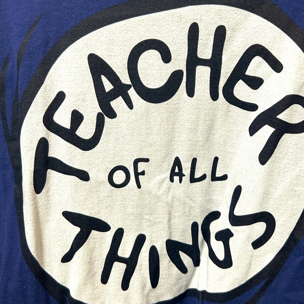 Dr. Seuss Teacher Tshirt SZ XL